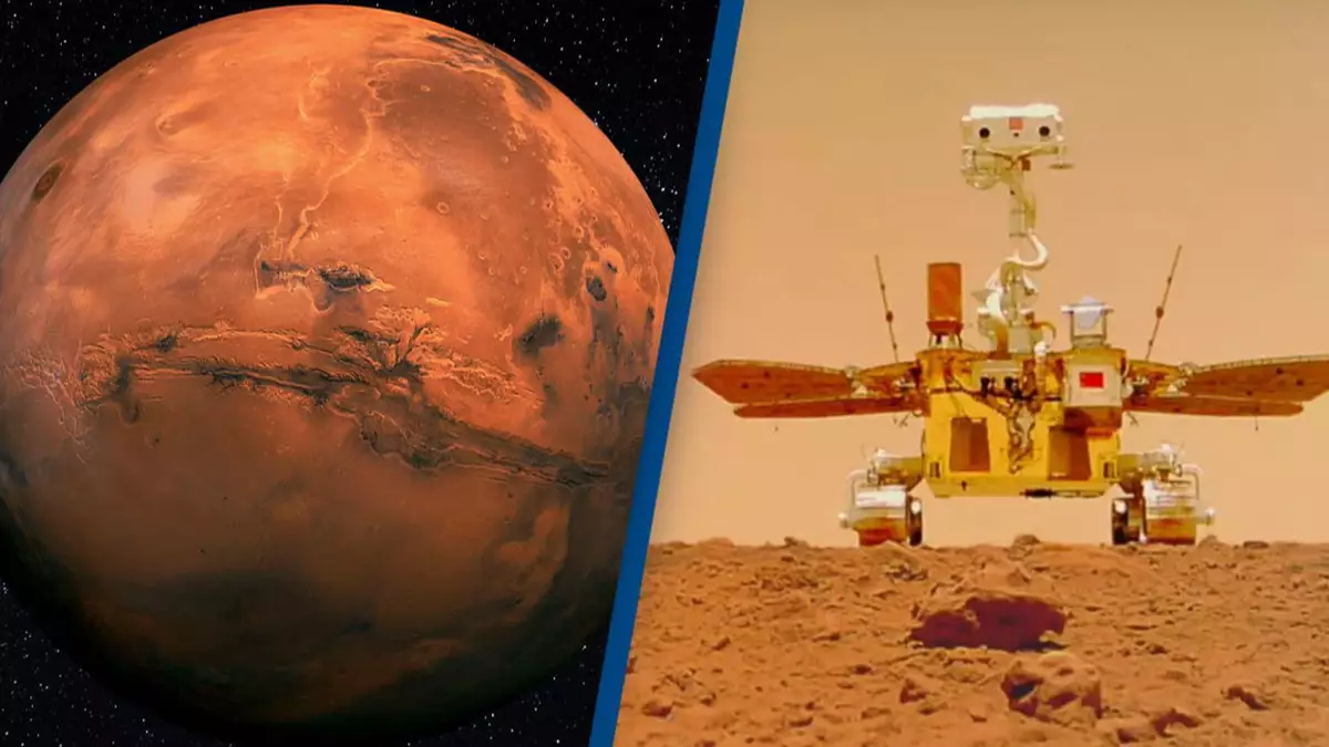 Scientists find strange 'polygonal structures' buried on Mars