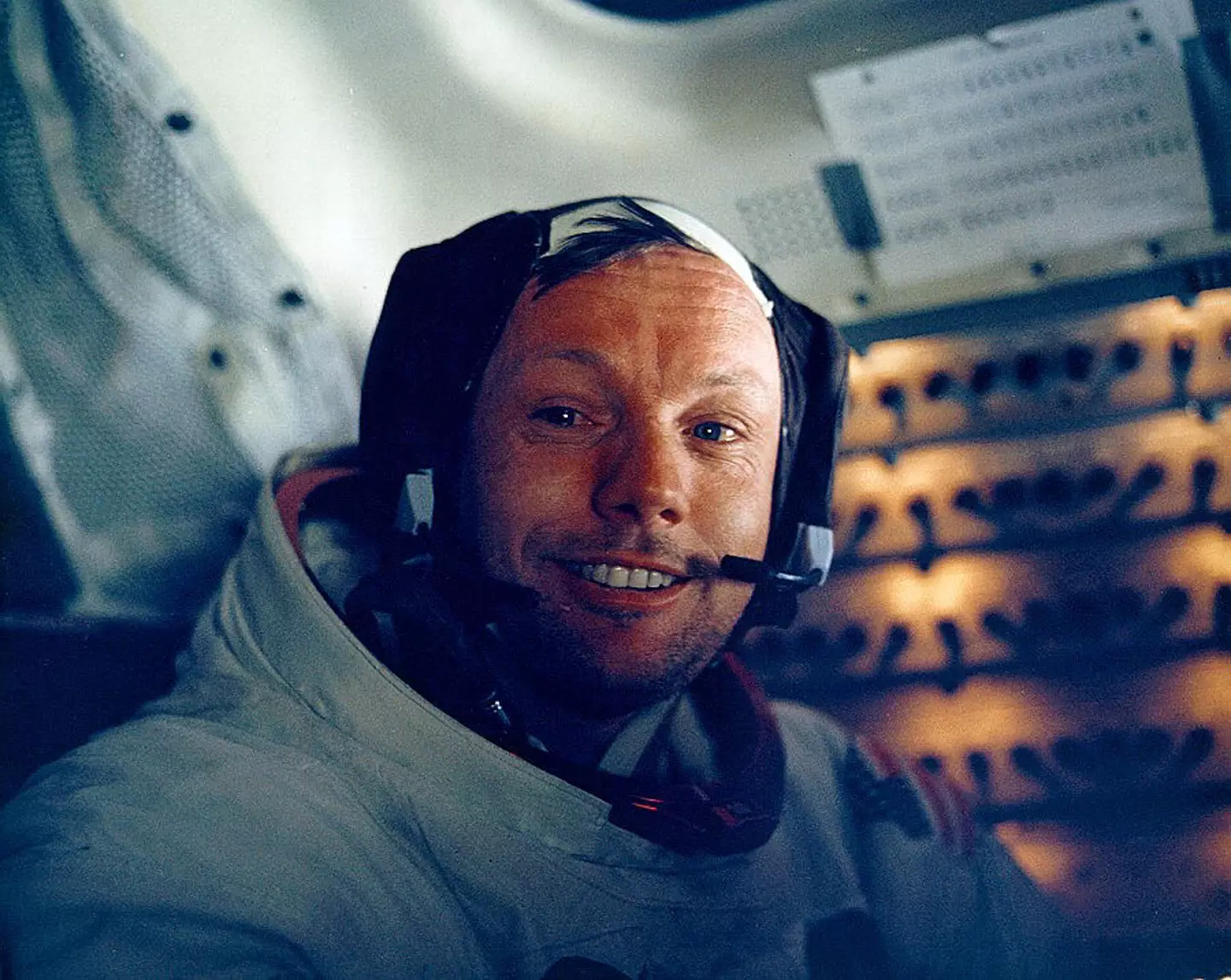 Neil Armstrong hasn't got many photographs from his time on the Moon. (Nasa/Getty Images)