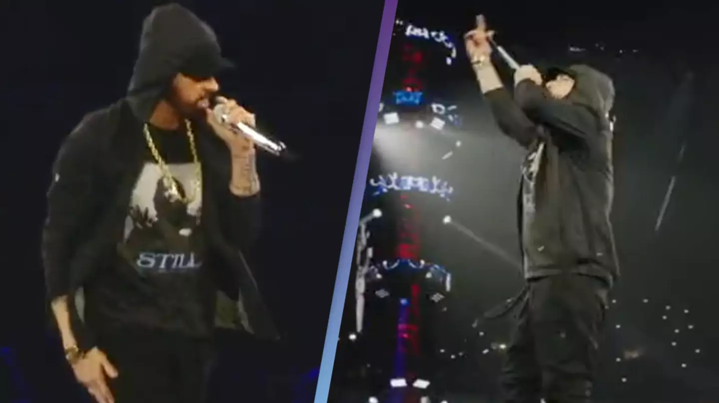 Eminem surprised fans with performance at Ed Sheeran's Detroit concert