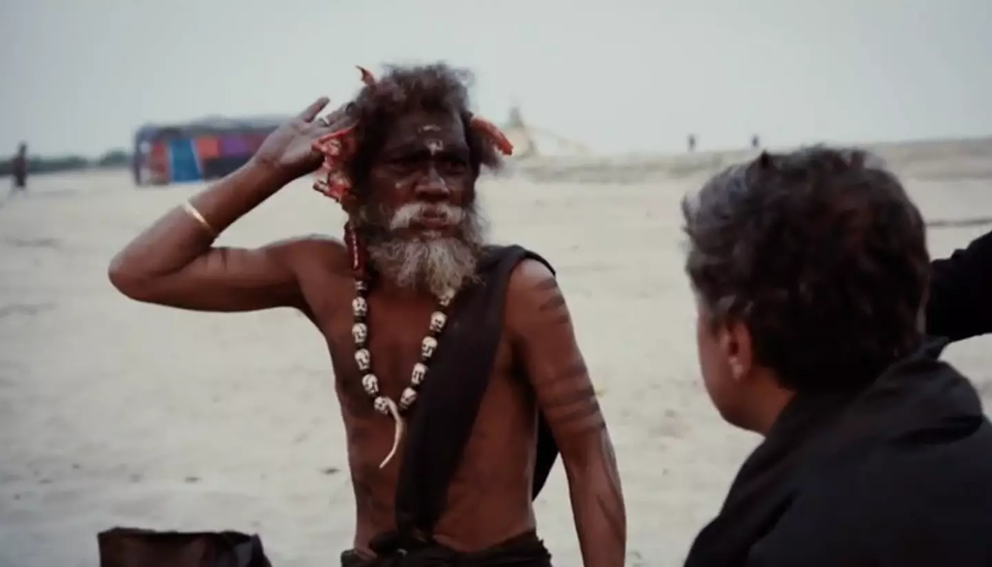 A member of the Aghori sect seen wearing a crown made of teeth (CNN)