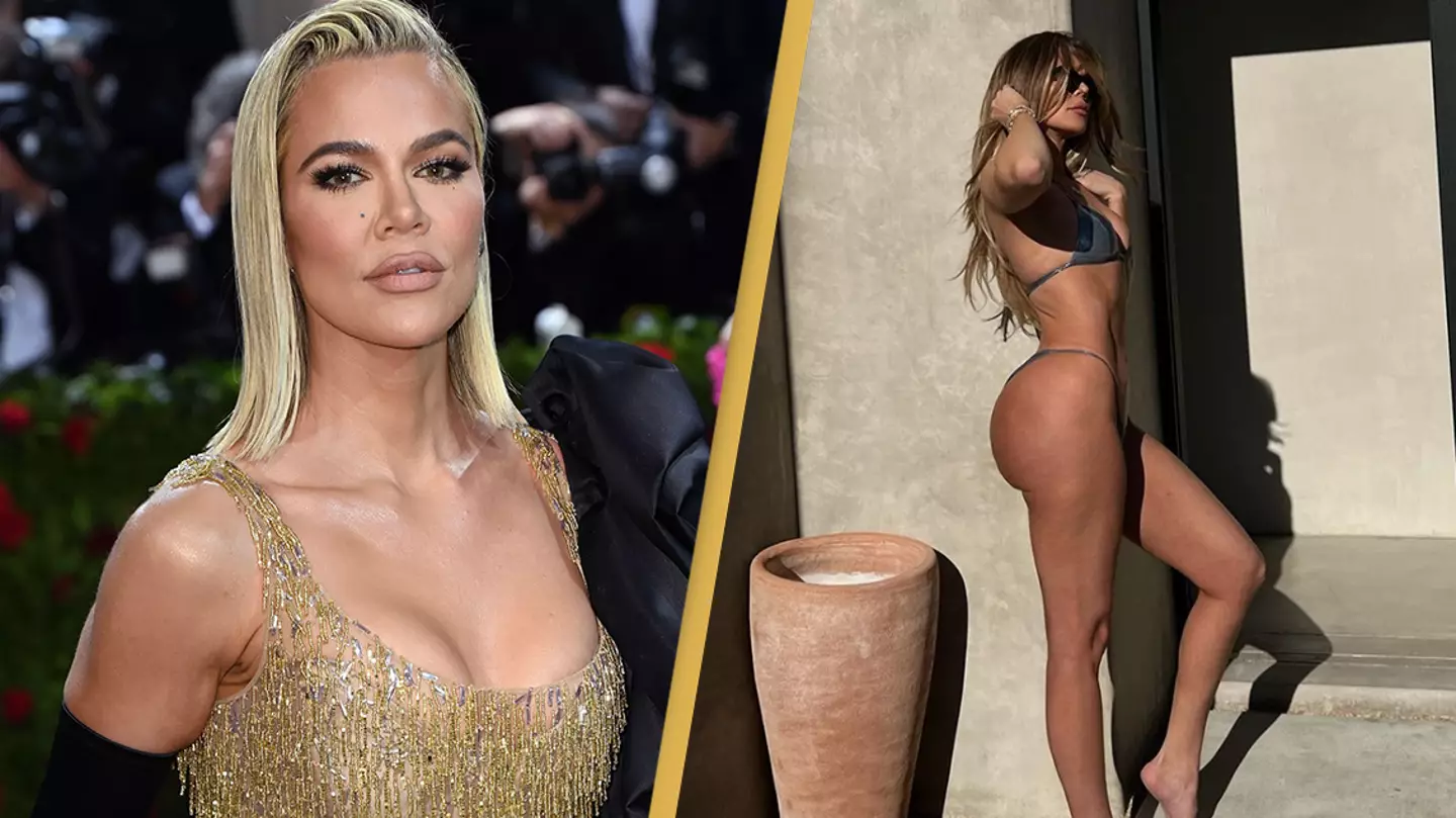 Khloe Kardashian has been praised for posting 'unedited' photos showing cellulite