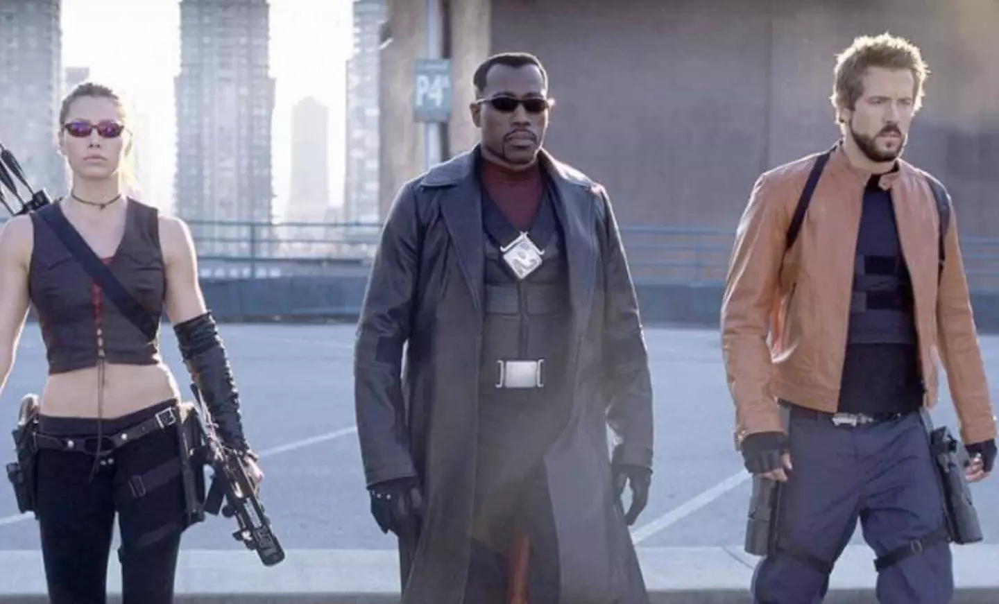 Reynolds and Snipes in Blade 3. (New Line Cinema)