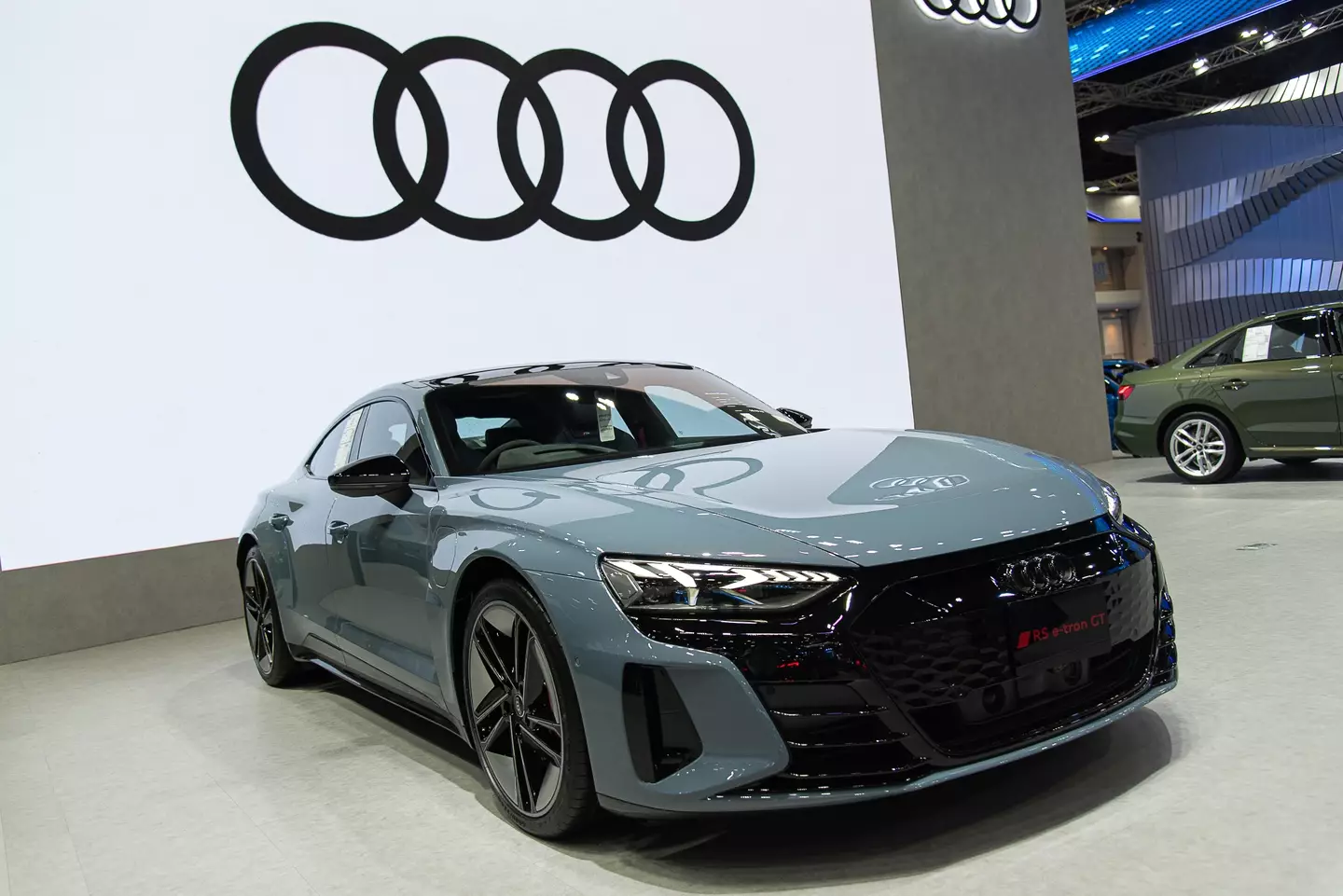 Audi is one car manufacturer that makes EVs (Peerapon Boonyakiat/SOPA Images/LightRocket via Getty Images)