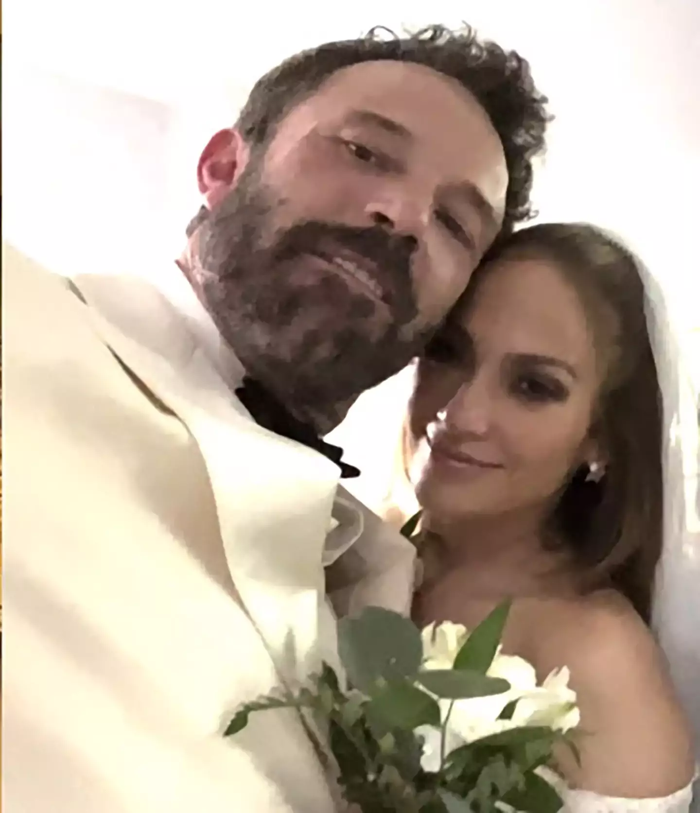 Lopez and Affleck got married in Las Vegas.