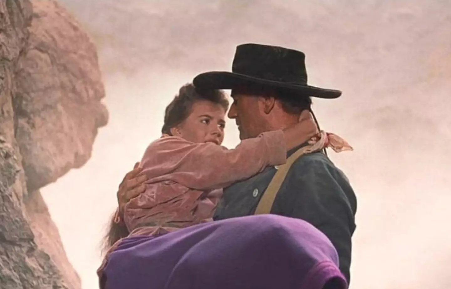 John Wayne and Natalie Wood in The Searchers (1956).