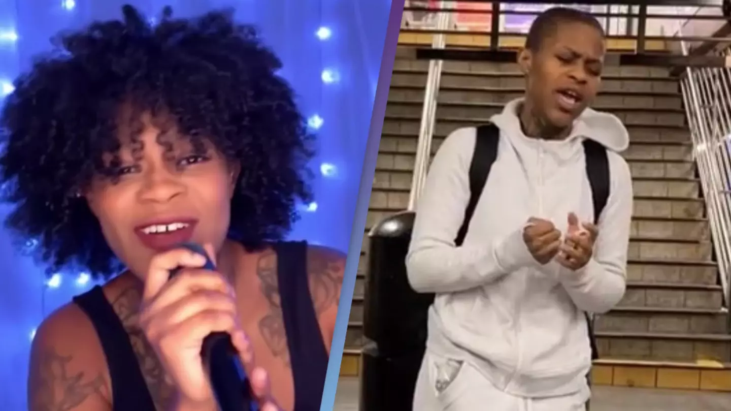 American Idol winner Just Sam is back performing in subway stations three years after win