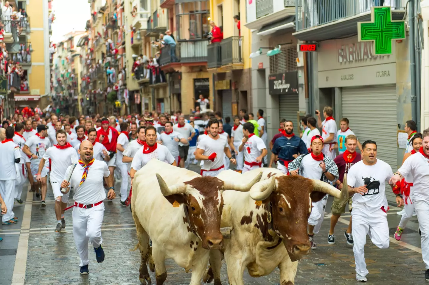 Thousands travel to Spain every year to take part in bull running events.