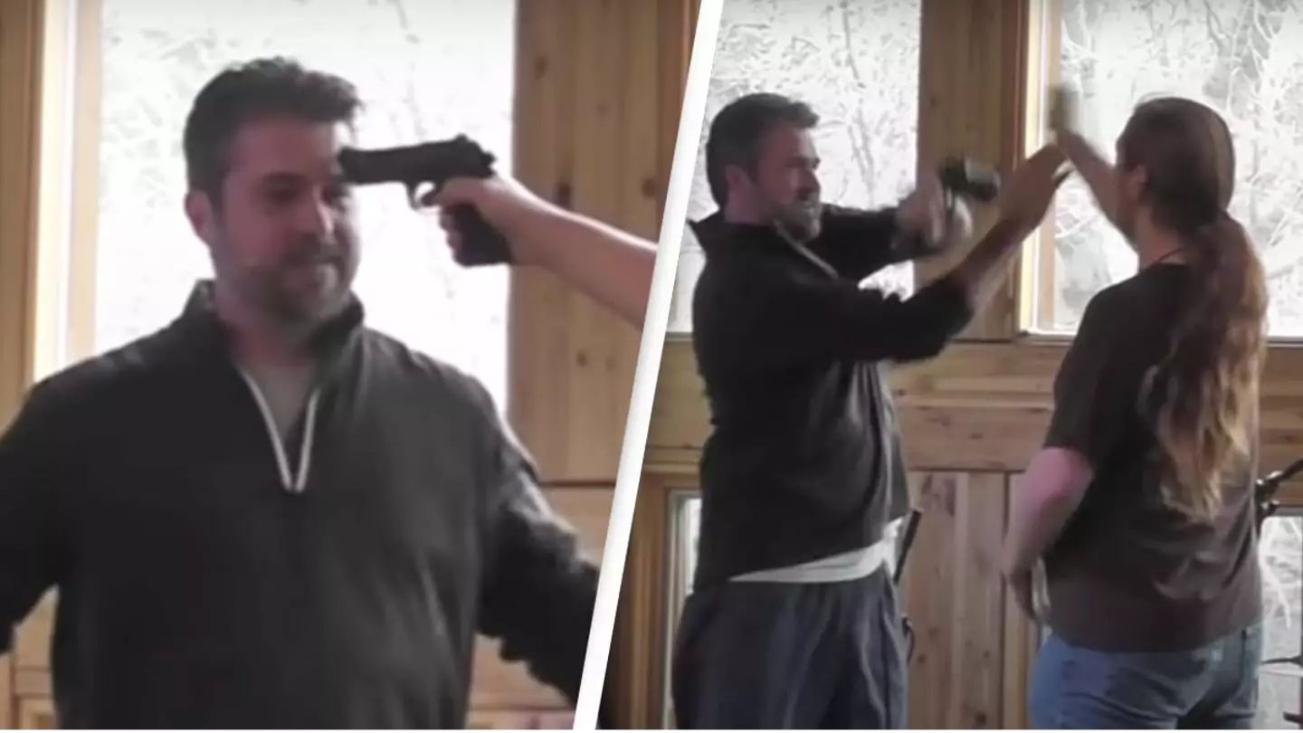 Unbelievable video shows martial arts master setting world record for fastest gun disarm