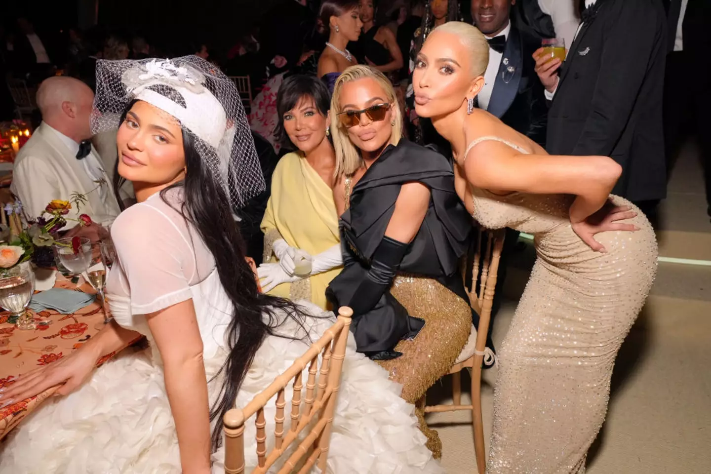 The Kardashian family at the 2022 Met Gala. (Kevin Mazur/MG22/Getty Images for The Met Museum/Vogue)