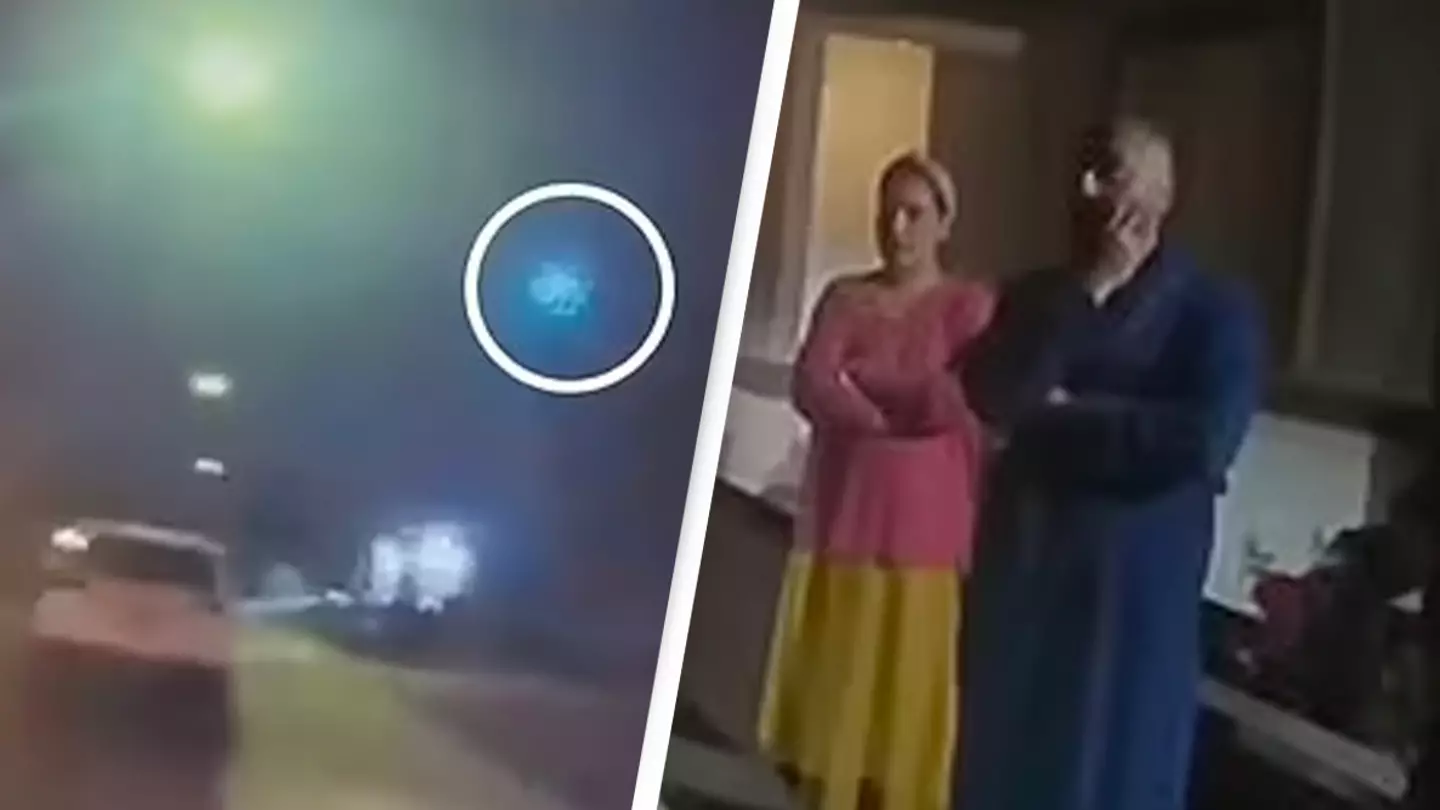 Vegas family who called cops on ’10ft aliens’ after UFO landed in garden threaten to shoot trespassers