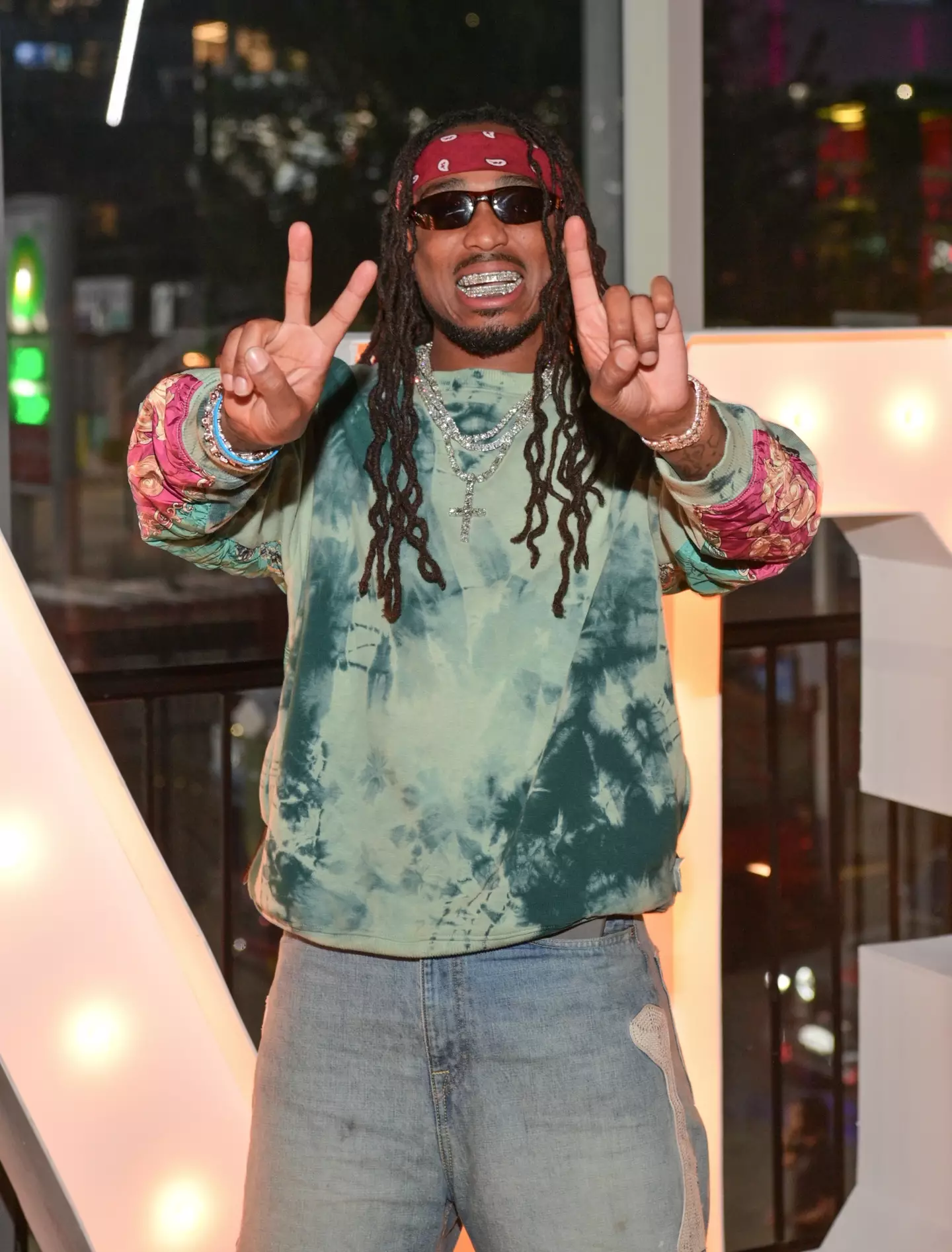 Quavo performed at a virtually empty gig (Prince Williams/WireImage)