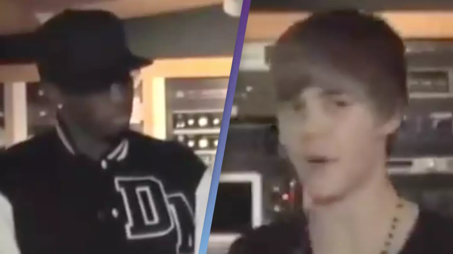 Video of Diddy asking 17-year-old Justin Bieber incredibly awkward question is creeping people out