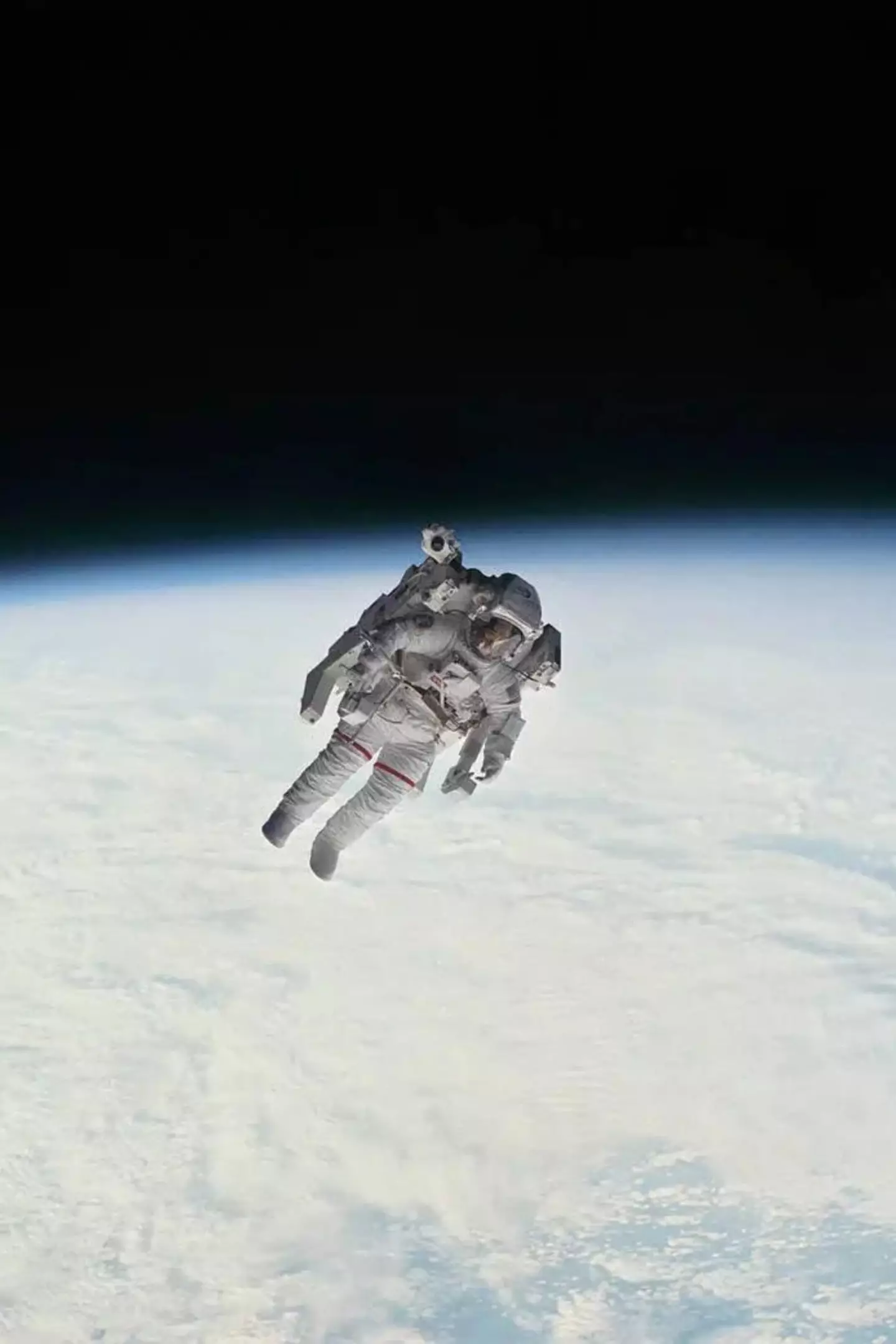 The astronaut claimed he didn't know how fast he was moving. (Nasa/MMU)