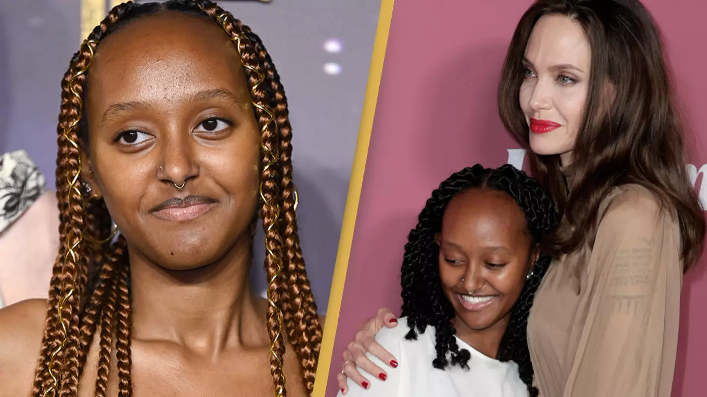 Angelina Jolie’s daughter Zahara appears to drop Pitt from name as she introduces herself at sorority event
