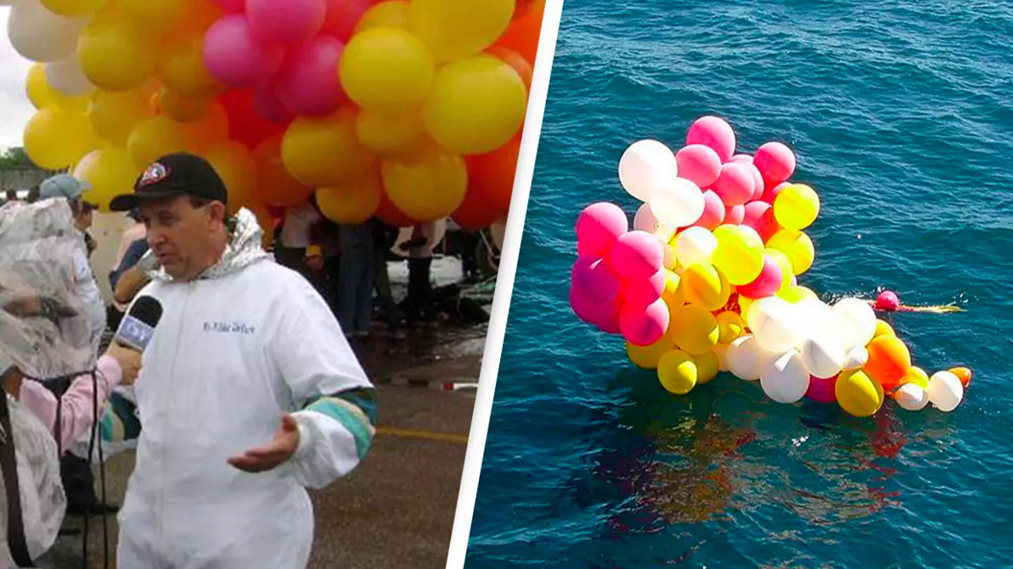 Brazilian priest died after tying himself to 1,000 balloons and