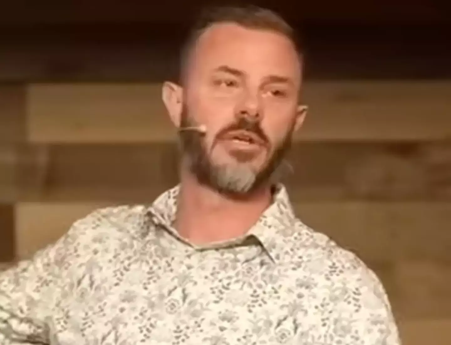 Pastor John-Paul Miller announced his wife's suicide at church. (FITSNews via YouTube)