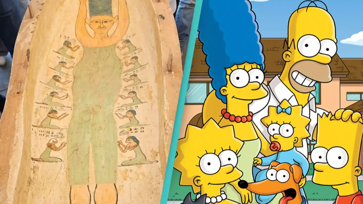 Archaeologists find Simpsons look-a-like in 3,000-year-old Egyptian coffin