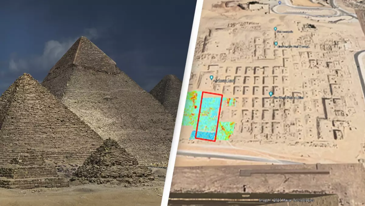 Unknown structure discovered under sand near Great Pyramid of Giza in significant breakthrough for researchers