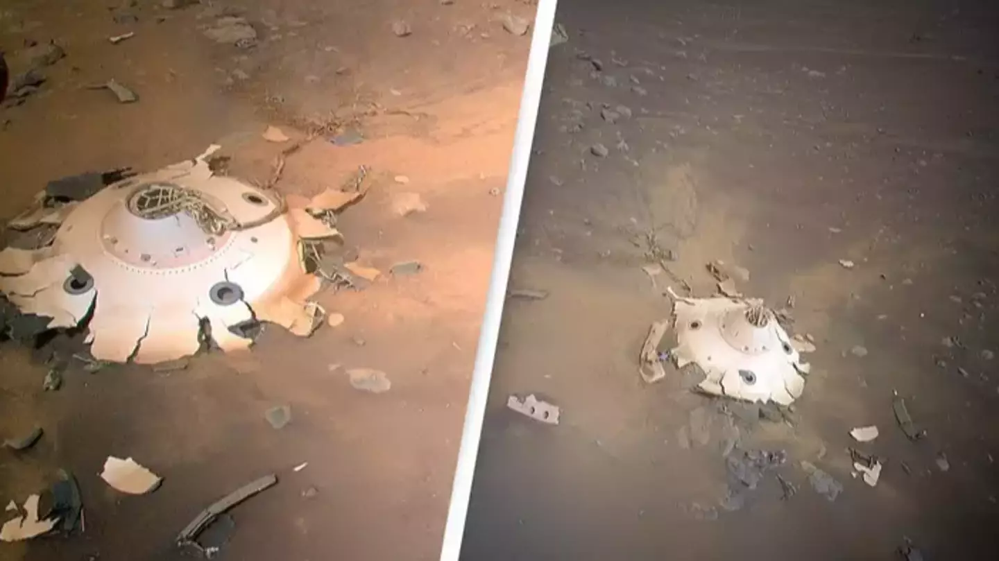 NASA’s Mars helicopter finds 'otherworldly' wreckage on planet's surface