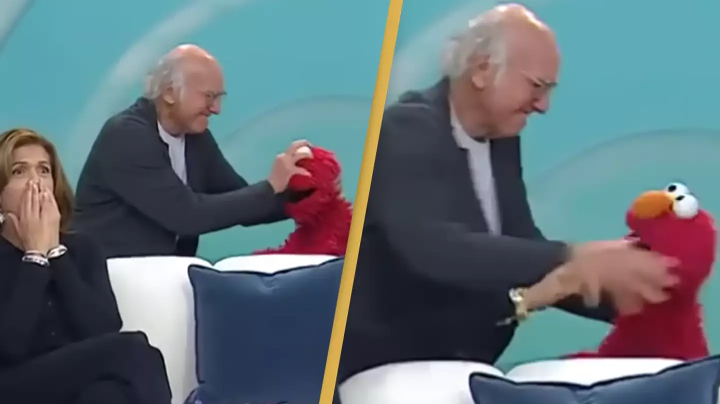 Comedian Larry David told he’s ‘gone too far’ after attacking Elmo on live TV