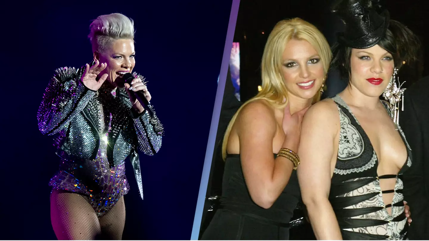 Pink changes lyric about Britney Spears during concert to show support to the pop star