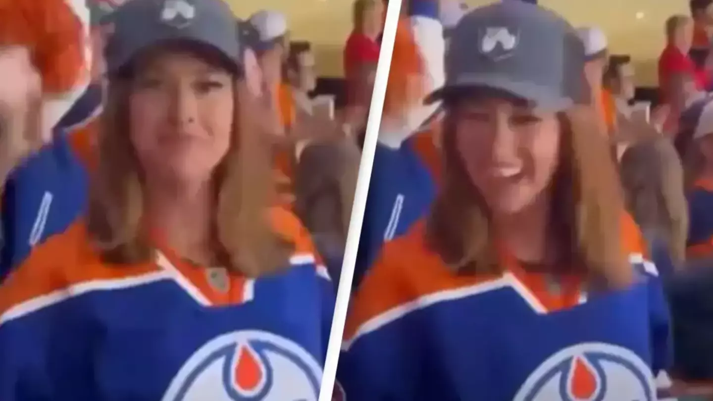 Hockey fan who flashed boobs at game lands deal with Playboy after video went viral