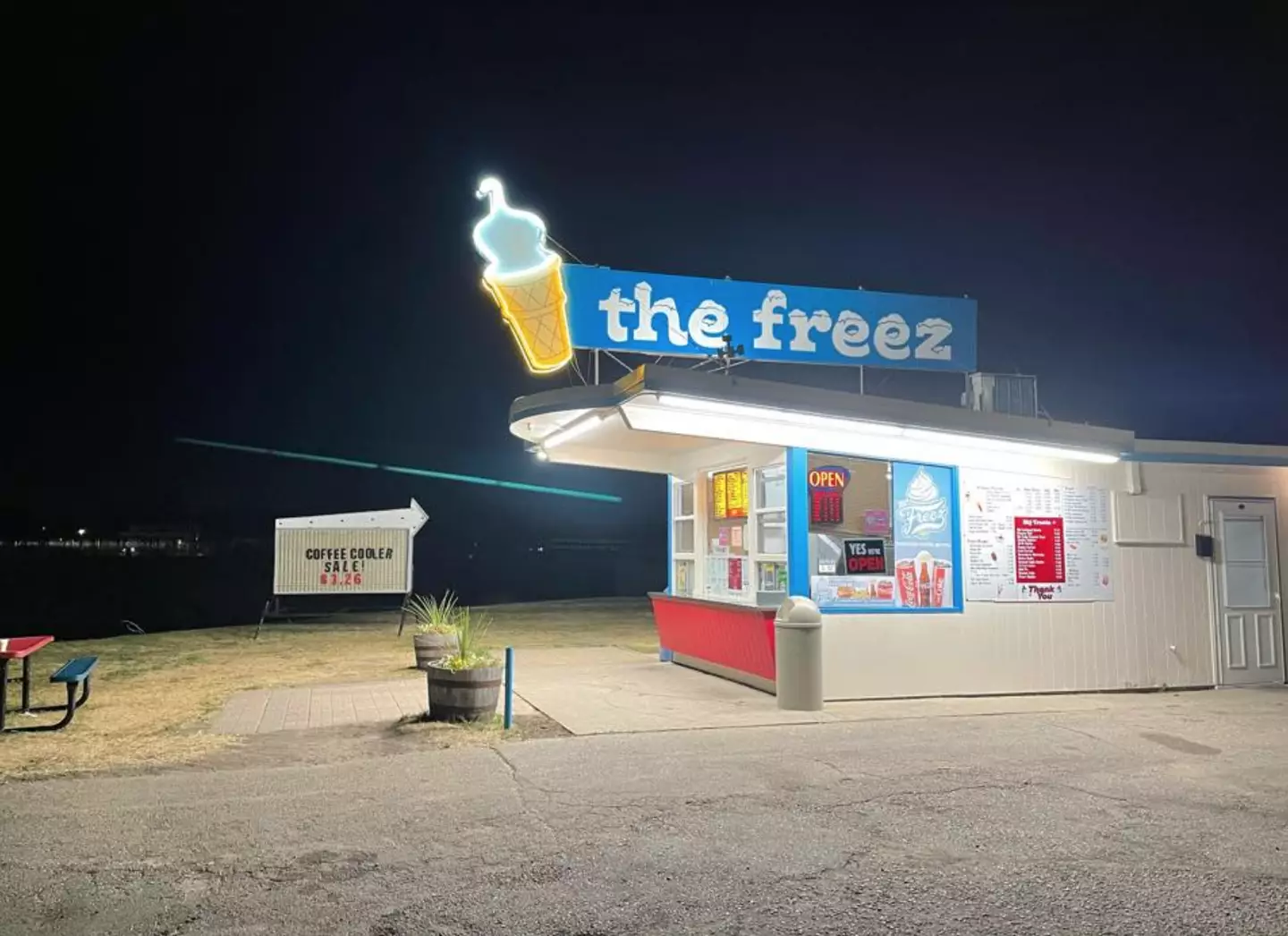 An employee of The Moorhead Freez was allegedly fired after receiving a $100 tip from a customer (Facebook/Moorhead Freez)