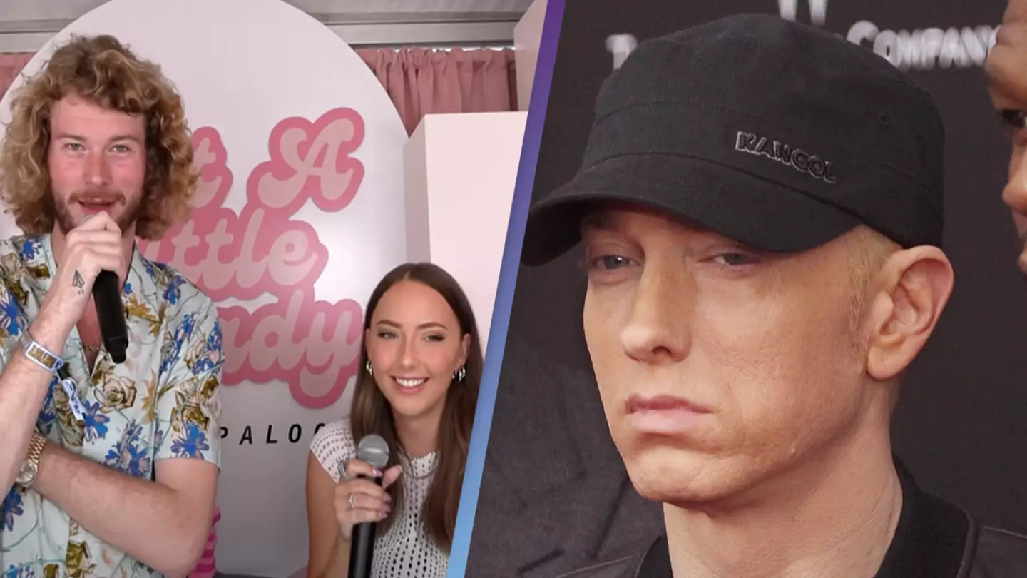 Rapper Yung Gravy 'shoots his shot' with Eminem while doing interview with his daughter Hailie
