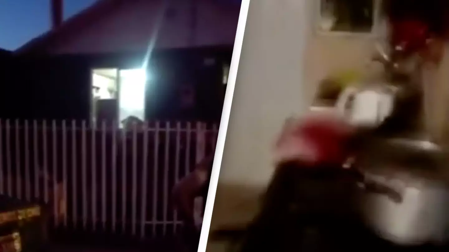 Chilling video shows house 'so haunted' it was evacuated by police