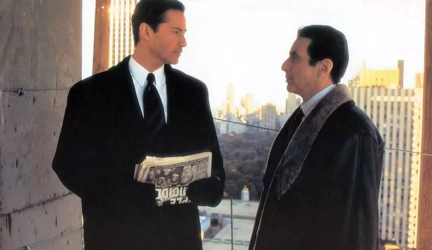 Keanu Reeves took a 2 million dollar paycut to work with Al Pacino in The Devil's Advocate. (Warner Bros.)