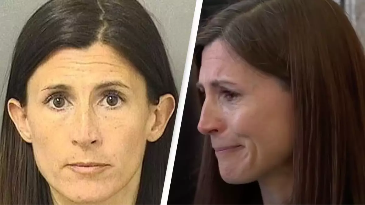 Woman who locked adopted son, 14, in box as 'punishment' tears up while learning she will not have to serve jail time