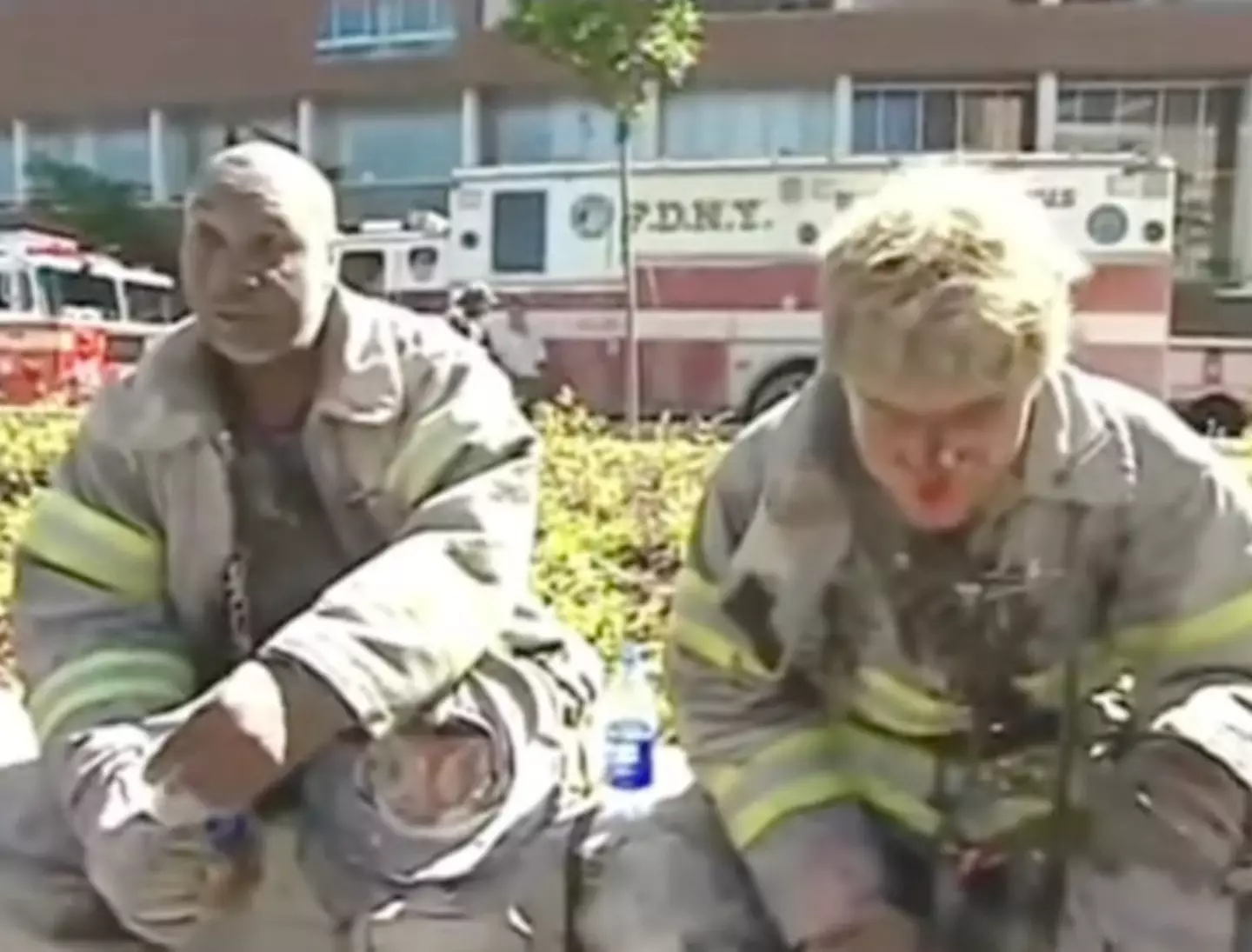 Two firefighters talk about their first-hand experience of the devastation of 9/11.