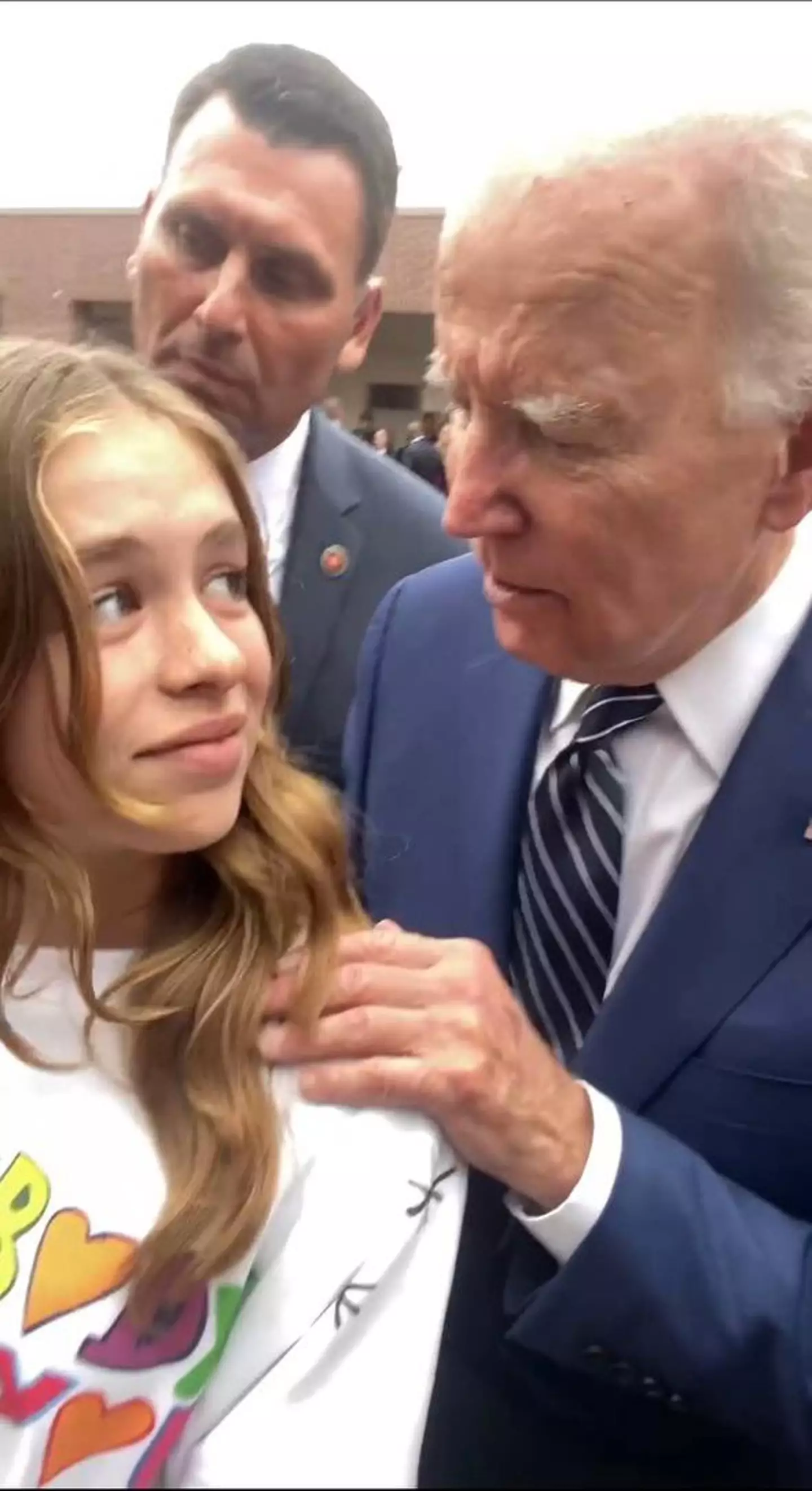 Joe Biden dished out some dating advice to a young girl recently.