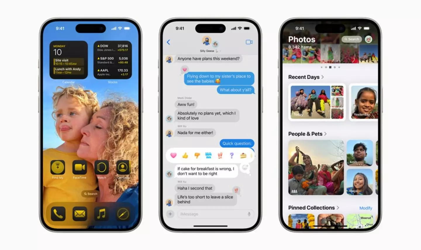 iOS 18 will become publicly available later this year. (Apple)