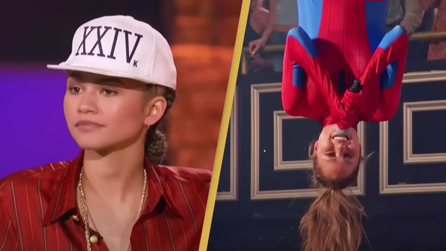 Fans spot Zendaya's reaction when she thought Tom Holland was about to kiss another woman