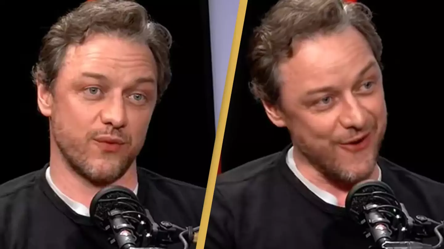 James McAvoy suffered an embarrassing injury while half-naked filming x-rated scene