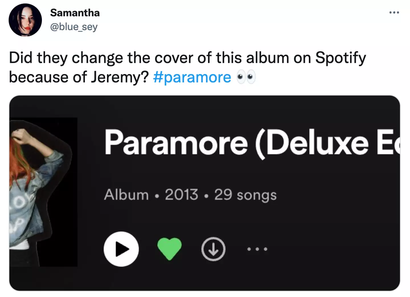 Paramore have changed the artwork of their 2013 self-titled album