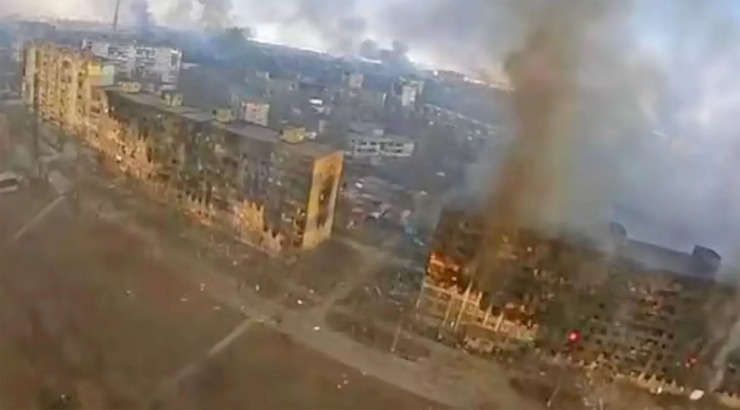Mariupol in southern Ukraine has been heavy hit by Russia.
