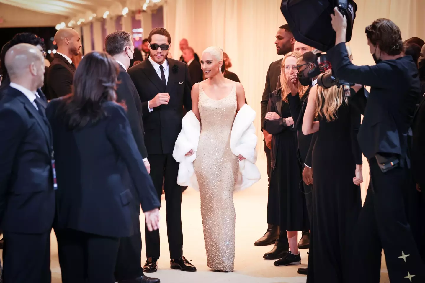 Kim Kardashian attended the Met Gala alongside boyfriend Pete Davidson.
