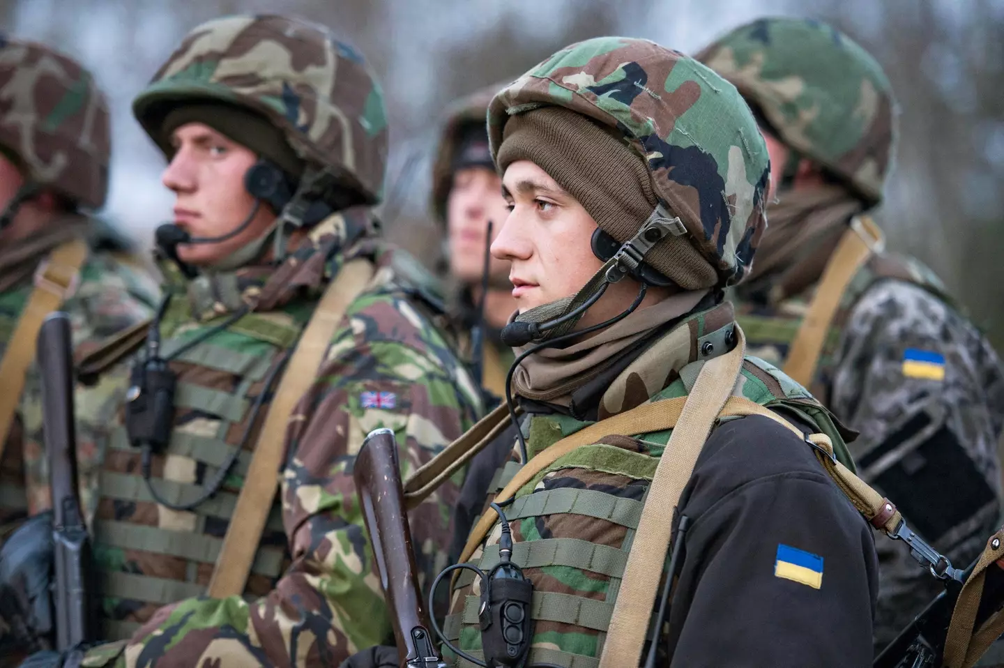 Ukrainian men aged between 18 and 60 are expected to stay and fight against Russia’s invasion.