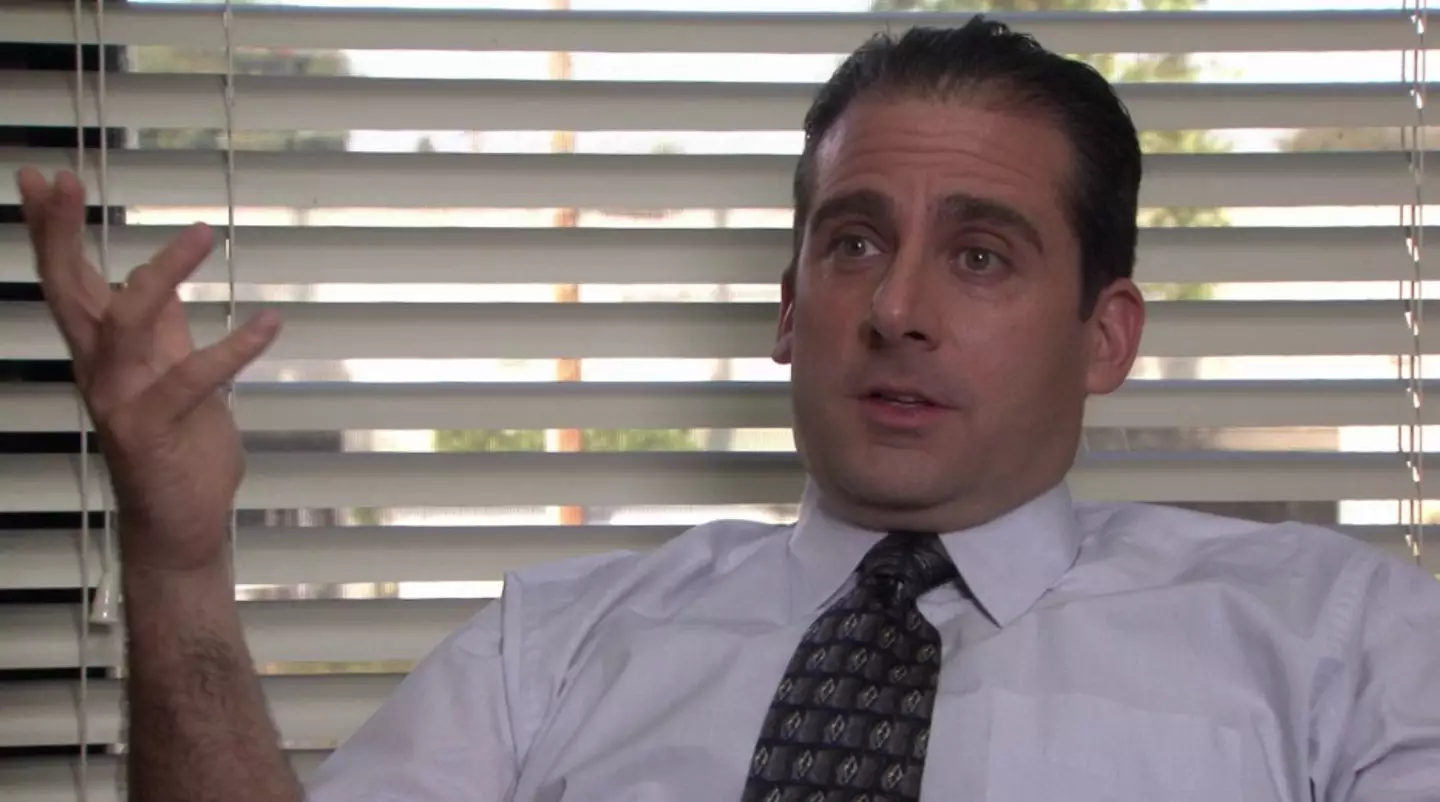 The actor looked noticeably different in series one of The Office.