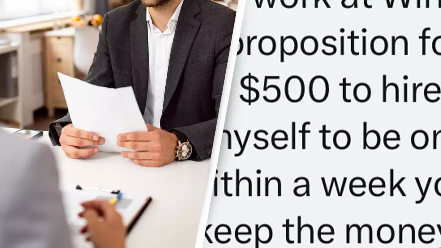 Company founder blown away by applicant's bold $500 pitch in attempt to get job