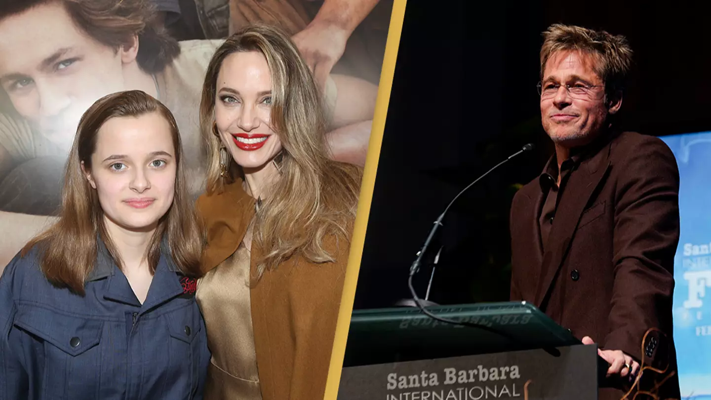 Angelina Jolie and Brad Pitt's daughter Vivienne appears to drop dad's last name