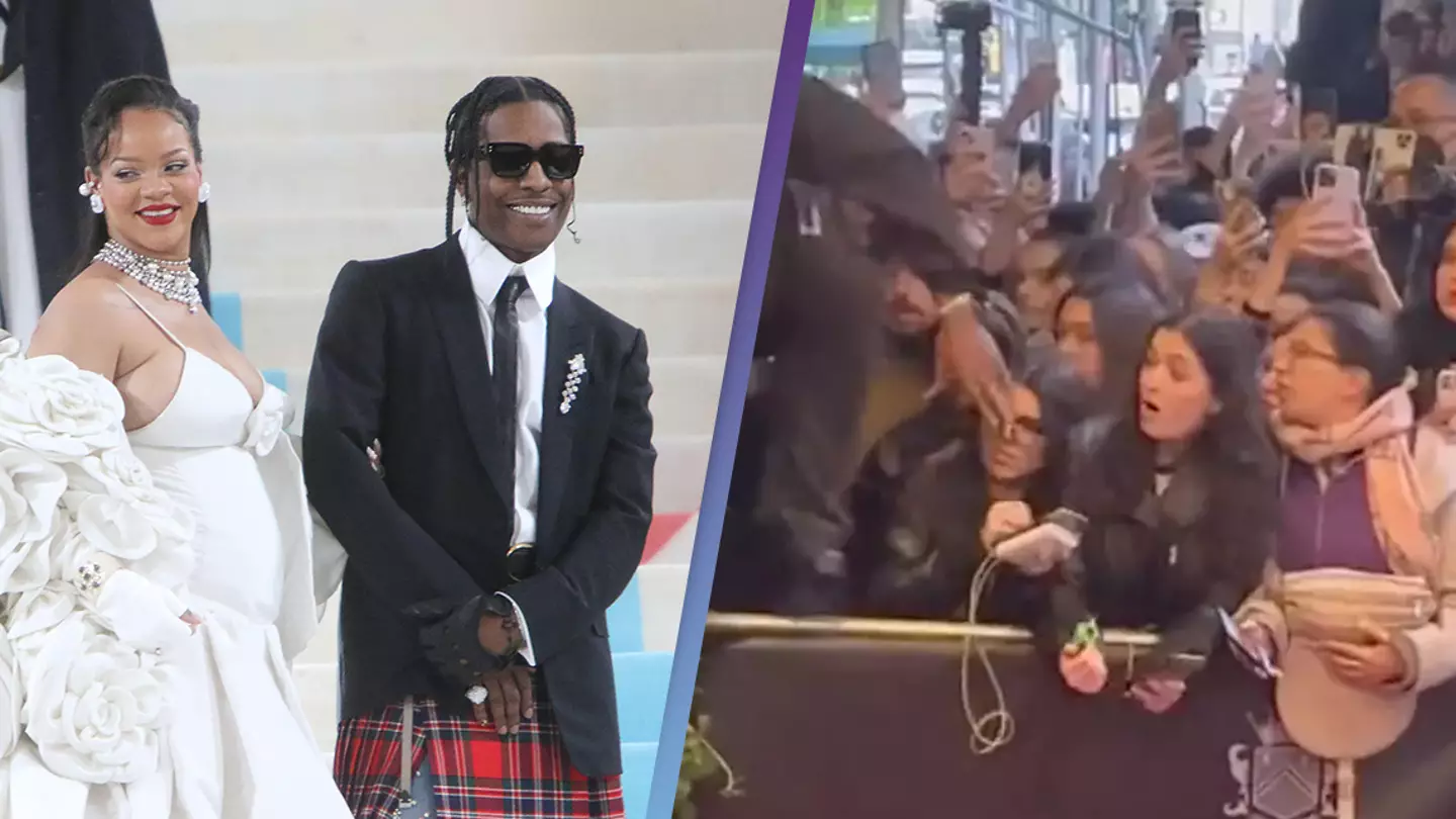 A$AP Rocky responds to woman who complained he ‘jumped over’ her to get to the Met Gala