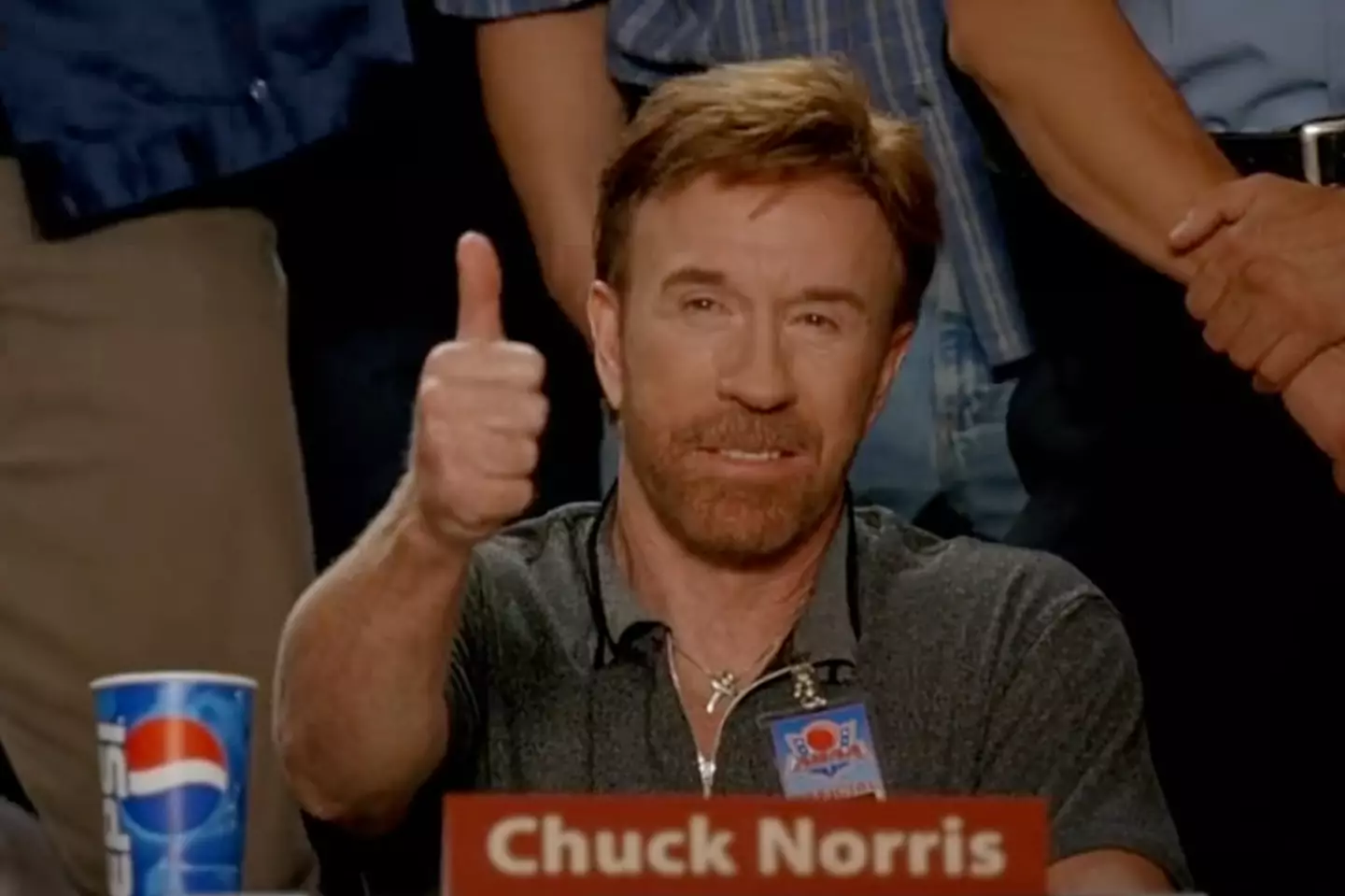 Chuck Norris had a small but powerful cameo in the 2004 film.