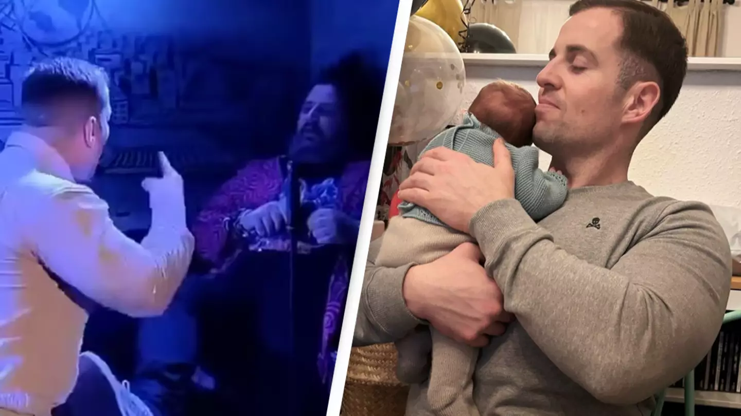 Dad speaks out after punching comedian in the face for making ‘sexualized’ joke about three-month-old son