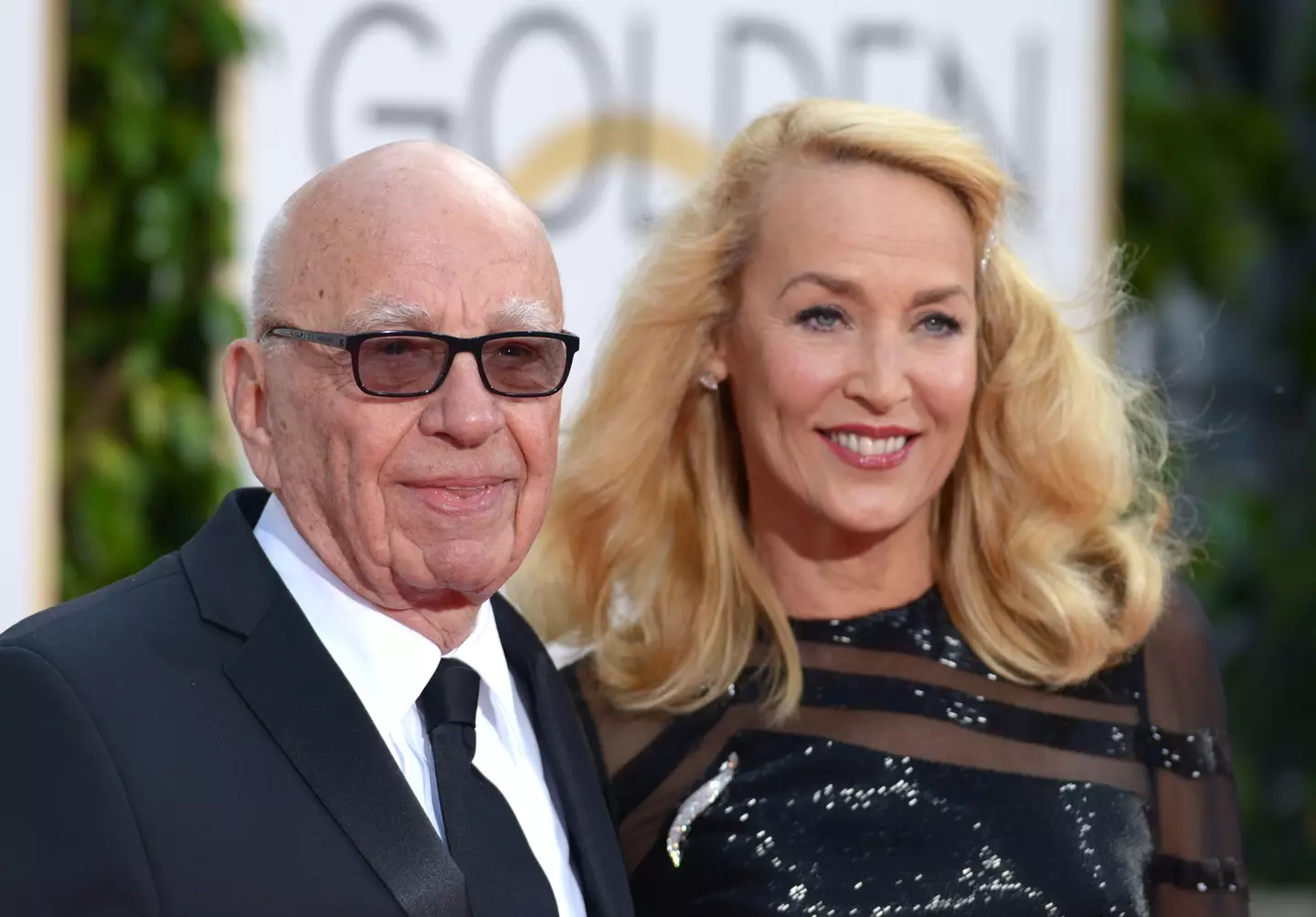 Rupert Murdoch and ex-wife Jerry Hall.