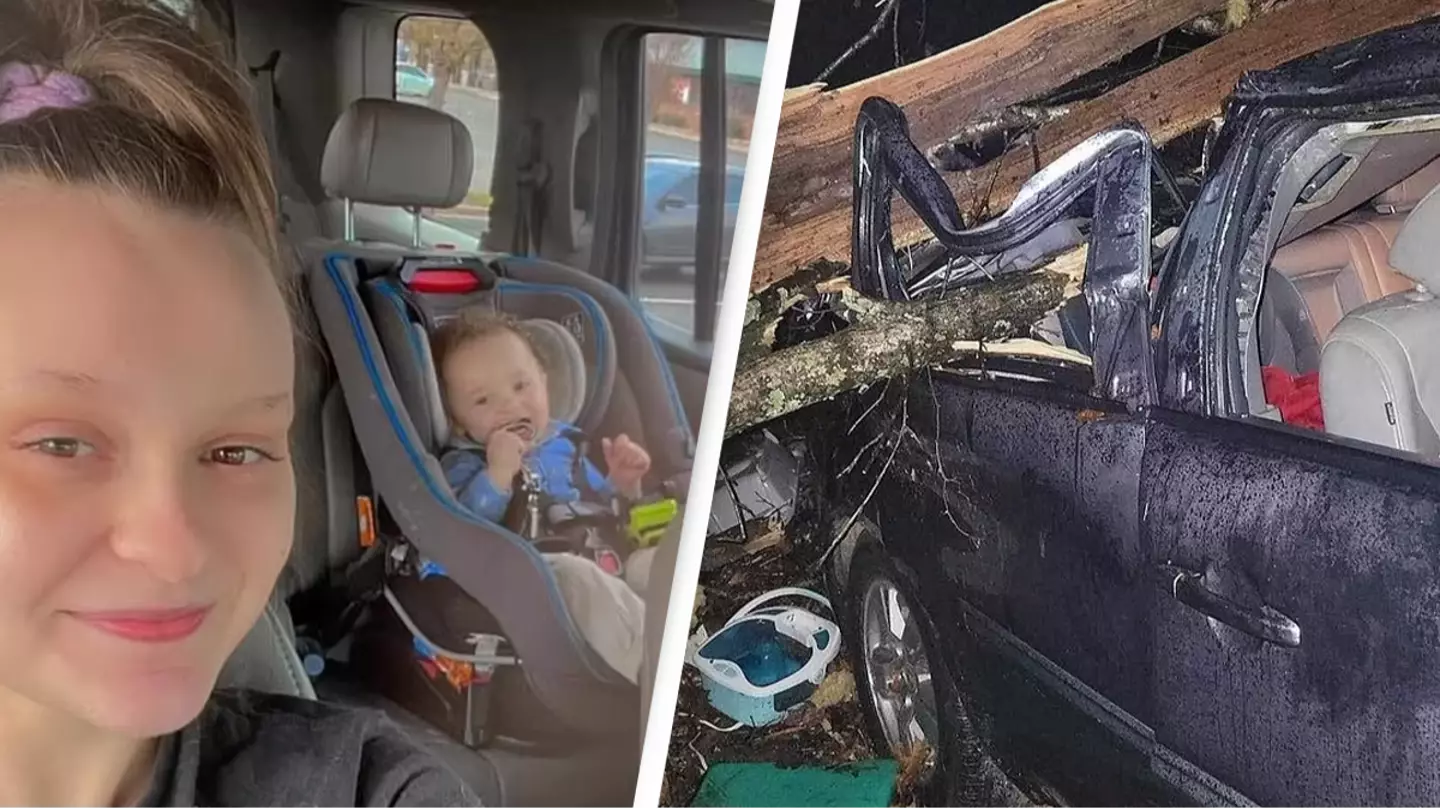 Four-month-old baby swept away in tornado miraculously found alive