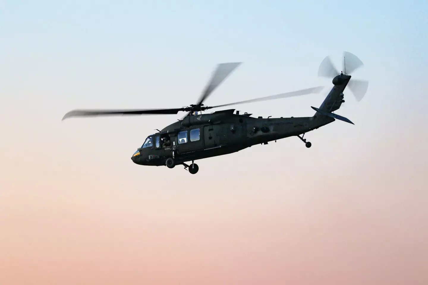A Black Hawk helicopter was reportedly used as part of the operation.
