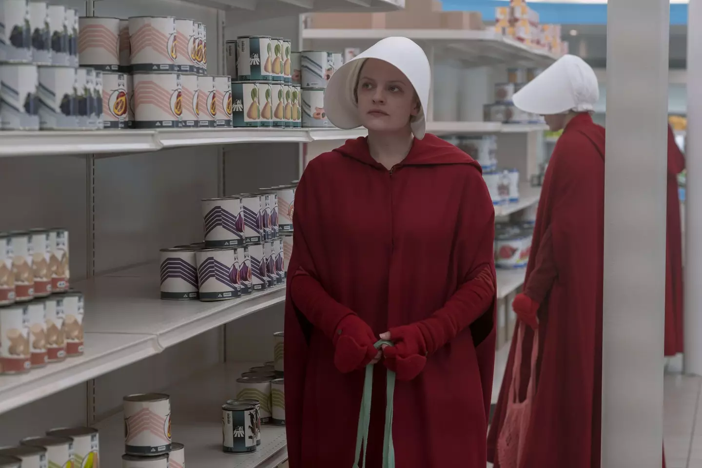 Elisabeth Moss stars as Offred in HBO's The Handmaid's Tale.